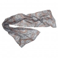 Foulard 100% seda estampada  "Jaipu